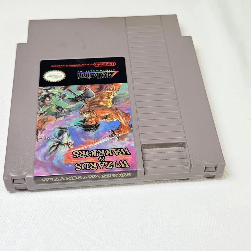 Wizards & Warriors NES Nintendo Entertainment System Video Game Action Adventure